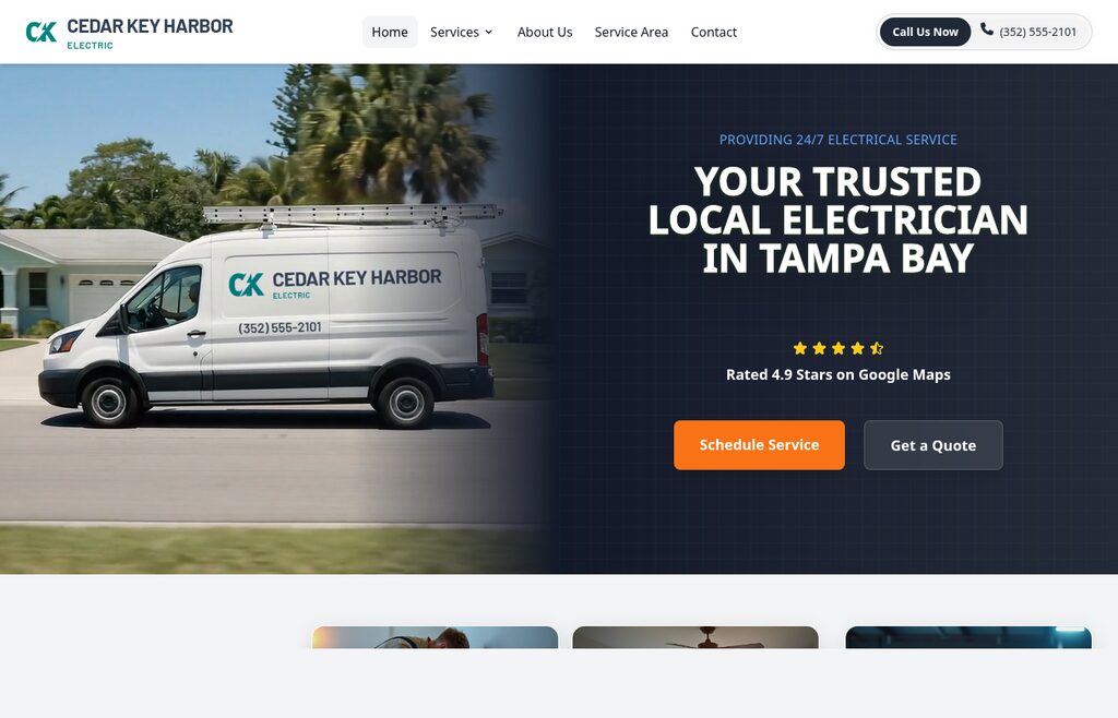 Your new site preview
